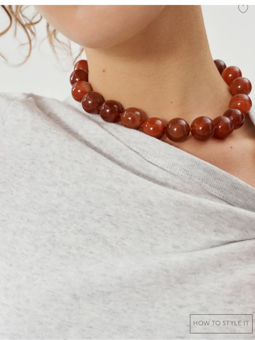 NWT! Madewell Semiprecious Oversized Beaded Choker Necklace - Retail $88 - Picture 2 of 11